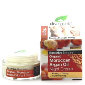 Crema viso all’Olio di Argan notte Dr Organic