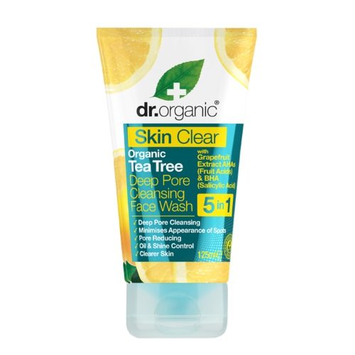 Detergente viso Pelle Impura Skin Clear Dr Organic