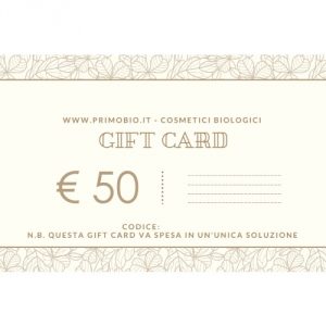 Gift Card 50 euro – Buono Regalo PrimoBio
