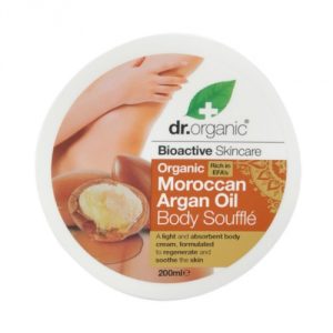 Burro Corpo Soufflé all’Olio di Argan Dr Organic