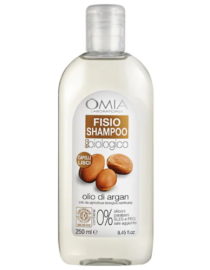 fisio shampoo con olio di argan omia laboratoires