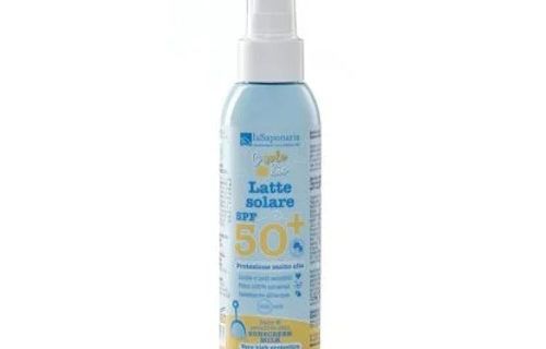 Latte solare SPF 50+ baby protezione molto alta La Saponaria