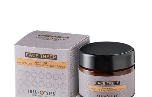 Crema viso con CBD Face Treep Treepotsies