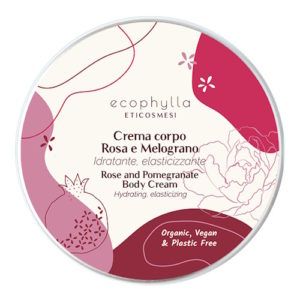 Crema corpo Rosa e Melograno Rossa Ecophylla