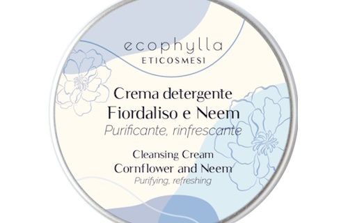 Crema detergente viso al Fiordaliso e Neem Ecophylla