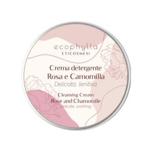 Crema detergente viso Rosa e Camomilla Ecophylla