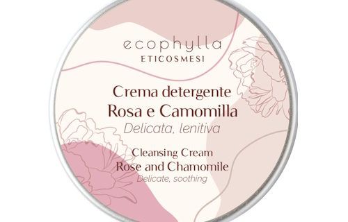 Crema detergente viso Rosa e Camomilla Ecophylla