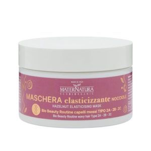 Maschera elasticizzante capelli mossi alle Nocciole Maternatura