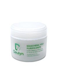 Maschera viso purificante con Argilla bianca e Olio di Macadamia Deulyn